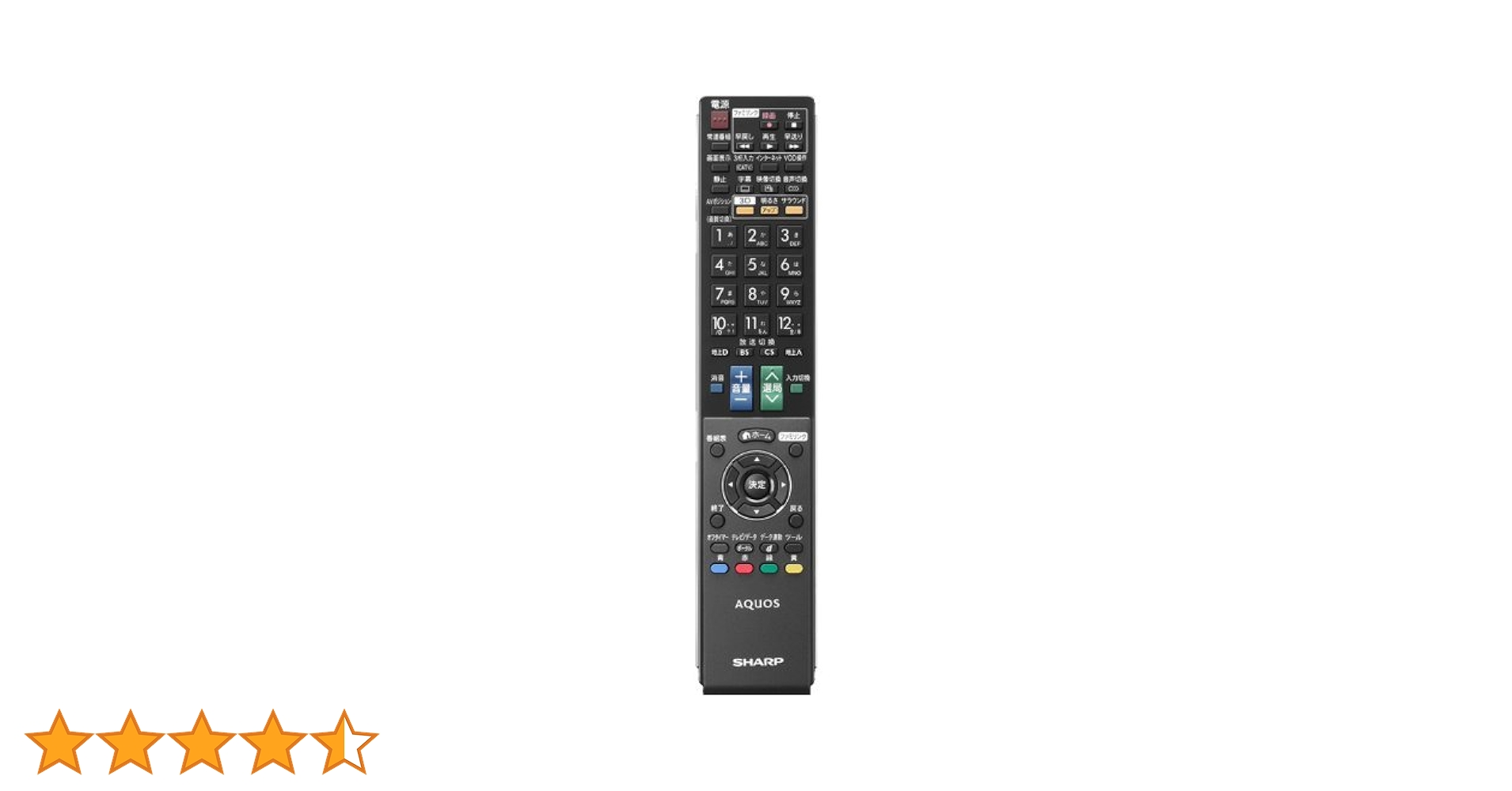 Amazon.co.jp: シャープ液晶テレビ（AQUOS) 純正リモコン